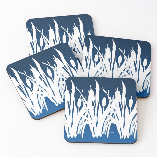 Item preview, cattails Indigo designed and sold by cobblehill.