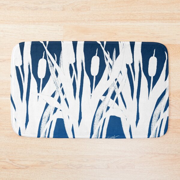 Item preview, cattails Indigo designed and sold by cobblehill.