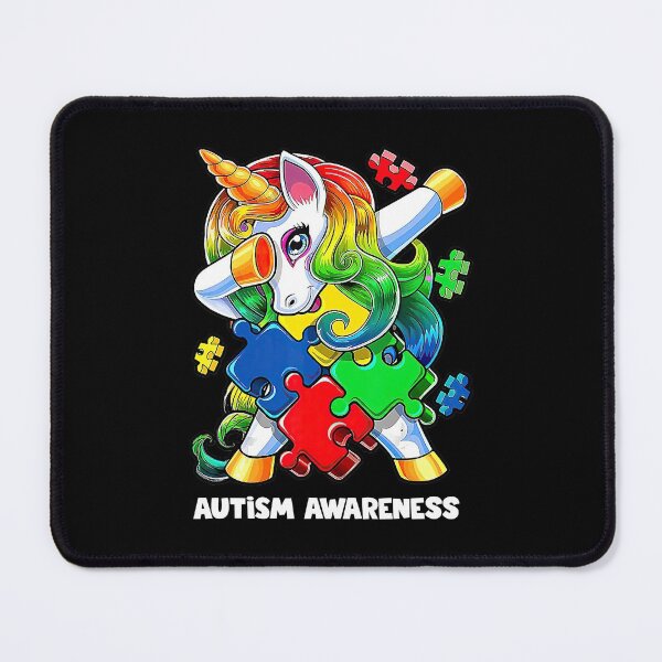 Item preview, Kids Autism Awareness Day Unicorn Lover Puzzles Piece Ribbon designed and sold by LemmikkiBadley.
