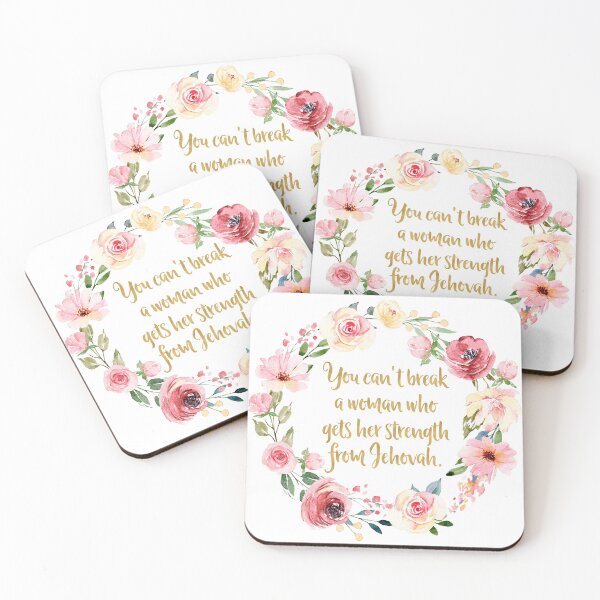 Item preview, You Can't Break a Woman Who Gets Her Strength From Jehovah designed and sold by Paper Bee Gift Shop.
