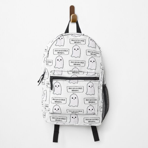 Item preview, there are no ethical billionaires. ghost. designed and sold by cute anarchist animals.