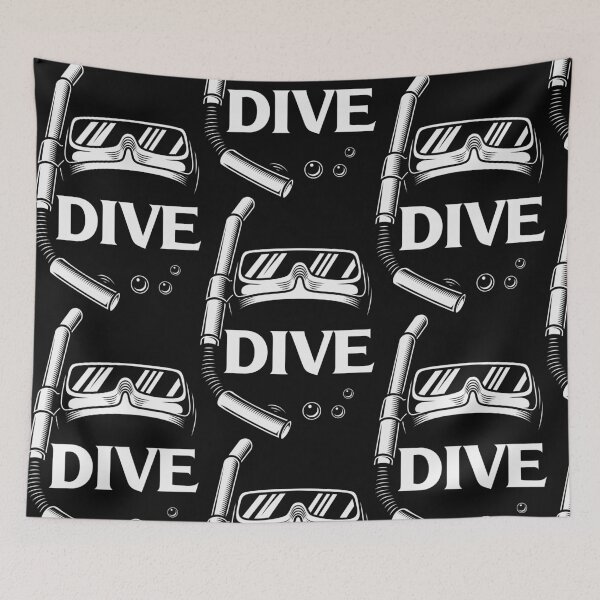 Item preview, Dive | Live to Dive designed and sold by ArtbyJamasin.