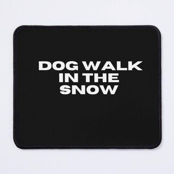 Item preview, Dog Walk In The Snow designed and sold by Imaginative Expressions⭐️ ⭐️ ⭐️ ⭐️ ⭐️.