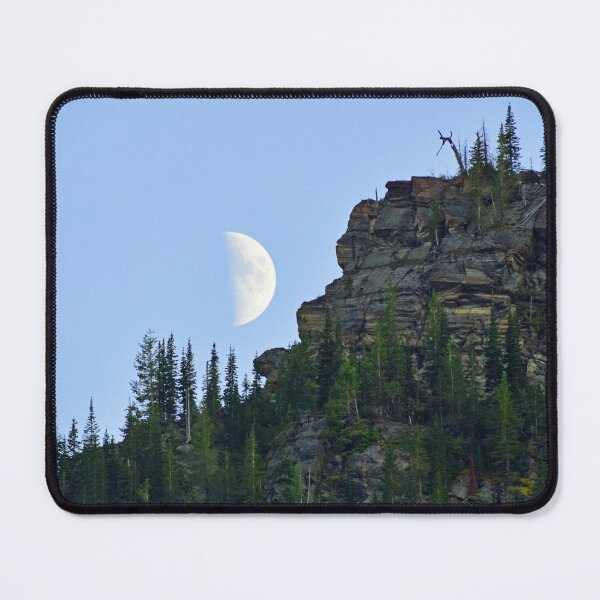 Item preview, First Quarter Moon at Glacier National Park designed and sold by EzrasTrinkets.