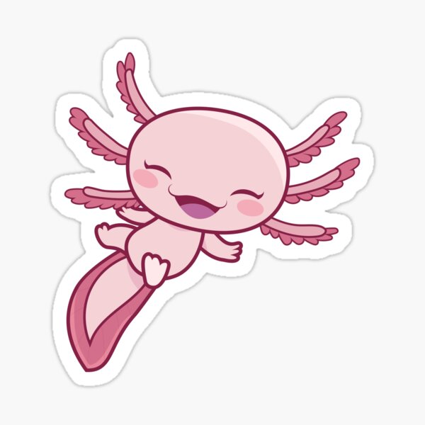 Vista previa del artículo con la obra «Kawaii Ajolote / Chibi Ajolote», diseñado y vendido por CoolSkin.