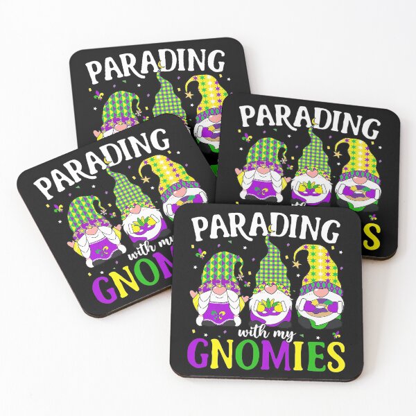 Item preview, Mardi Gras Apparel For Women Men Purple Mardi Gras Gnomies designed and sold by LemmikkiBadley.