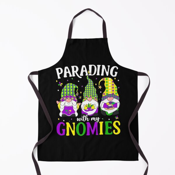 Item preview, Mardi Gras Apparel For Women Men Purple Mardi Gras Gnomies designed and sold by LemmikkiBadley.