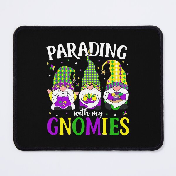 Item preview, Mardi Gras Apparel For Women Men Purple Mardi Gras Gnomies designed and sold by LemmikkiBadley.