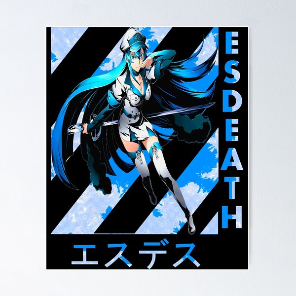 Esdeath Akame Ga Kill Anime Poster for Sale by Spacefoxart