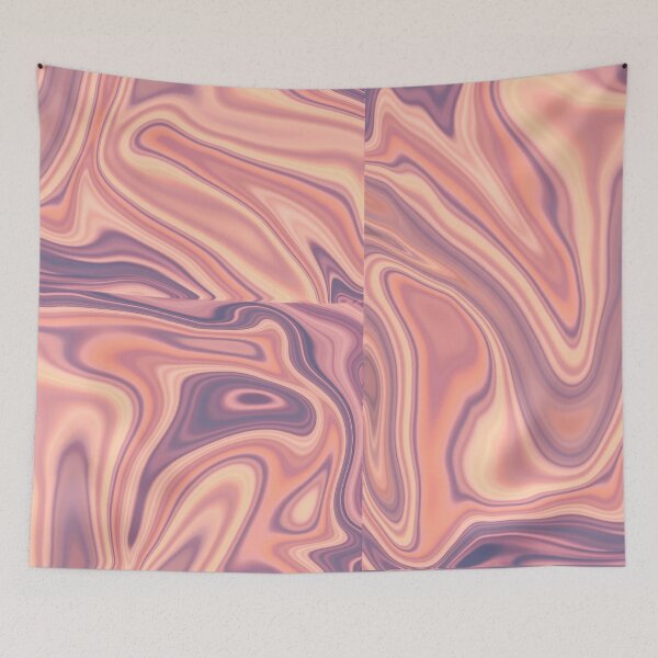 Item preview, Pink and Purple Liquid marble texture designed and sold by DMJPRINT.