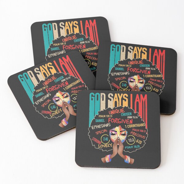 Item preview, Black Girl God Says I Am Black Melanin History Month Pride  designed and sold by TREYA ALLEN.