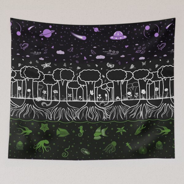Item preview, Layers of the World, Genderqueer Flag designed and sold by StephOBrien.