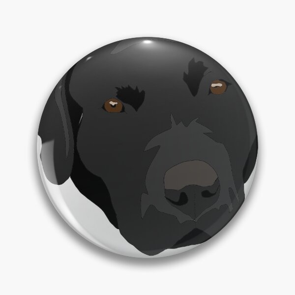 Item preview, Cute black lab face designed and sold by LeahcarsArt.