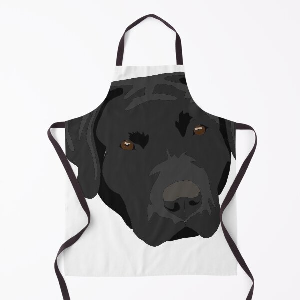 Item preview, Cute black lab face designed and sold by LeahcarsArt.