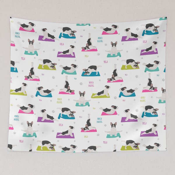 Item preview, French bulldog yoga designed and sold by SweetThreads79.