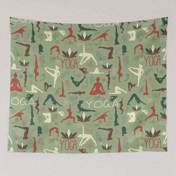 Item preview, Yoga Lotus Pattern designed and sold by SweetThreads79.