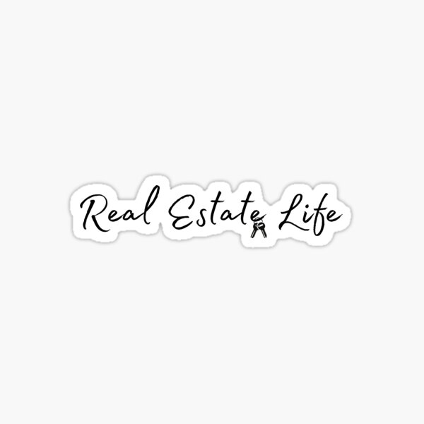 Item preview, Real Estate Life Design designed and sold by NoAverageSeller.