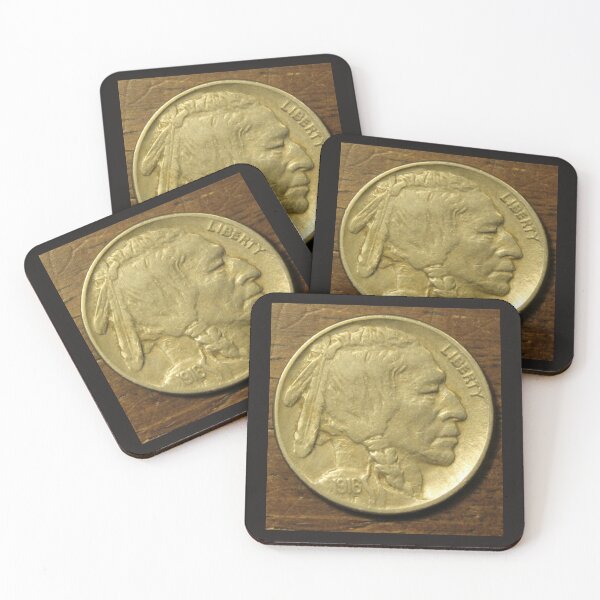 Item preview, 1916 Buffalo Nickel designed and sold by coinsxcrochet.