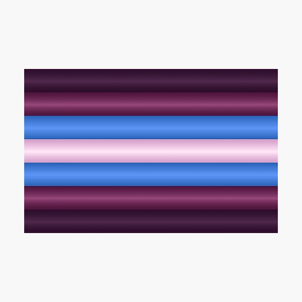 Gender Nonconforming Pride Flag Photographic Print For Sale By