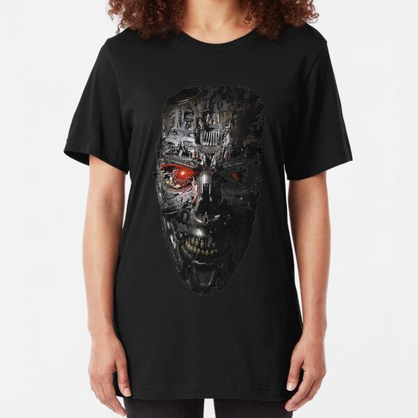 Robot face Slim Fit T-Shirt