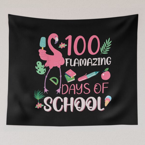 Item preview, 100 Flamazing Days Of School Flamingo designed and sold by RobertJason.