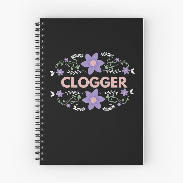 Item preview, Clogger with flowers.  Gift for Clogger. Purple and Pink designed and sold by SherylThomas223.