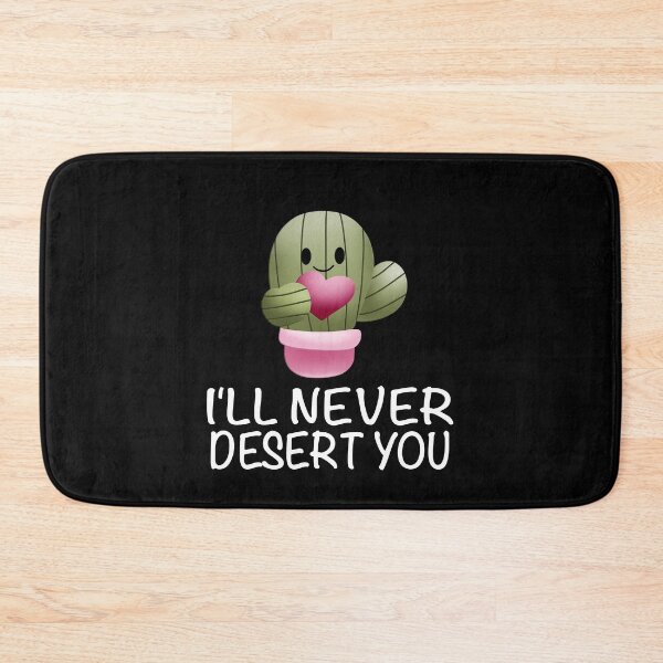 Item preview, Cute Cactus Valentine - I'll Never Desert You designed and sold by NadyaCC.