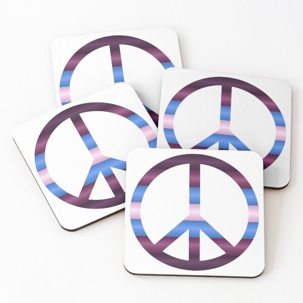 Item preview, Peace and Gender Nonconforming Pride #1 designed and sold by NovotnyDesigns.