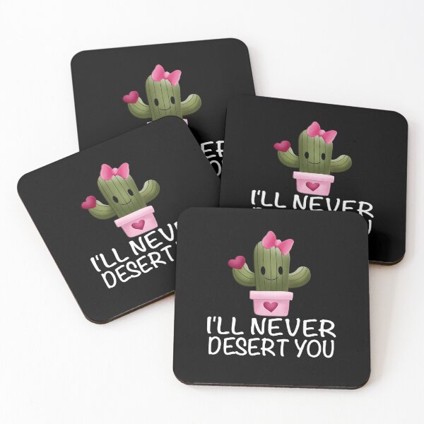 Item preview, Funny Cactus Valentine - I'll Never Desert You designed and sold by NadyaCC.