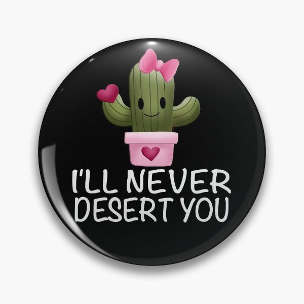 Item preview, Funny Cactus Valentine - I'll Never Desert You designed and sold by NadyaCC.