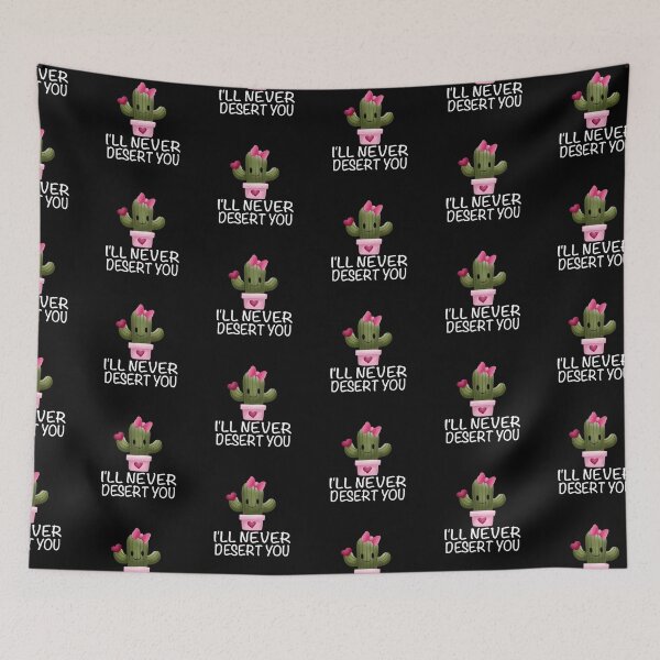 Item preview, Funny Cactus Valentine - I'll Never Desert You designed and sold by NadyaCC.