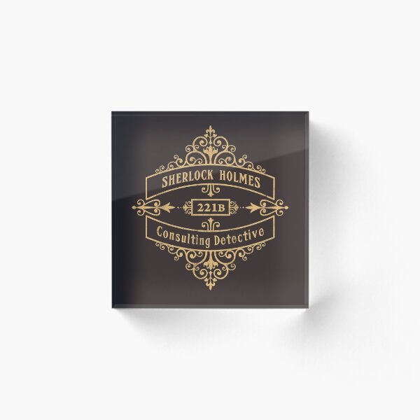 Consulting Detective Acrylic Block