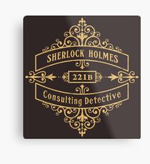 Consulting Detective Metal Print