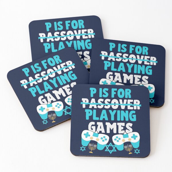 Item preview, Happy Passover 2022 Day P Is For Playing Video Games Passover Pesach Funny Boys Kids designed and sold by Dr.YesOrNo.
