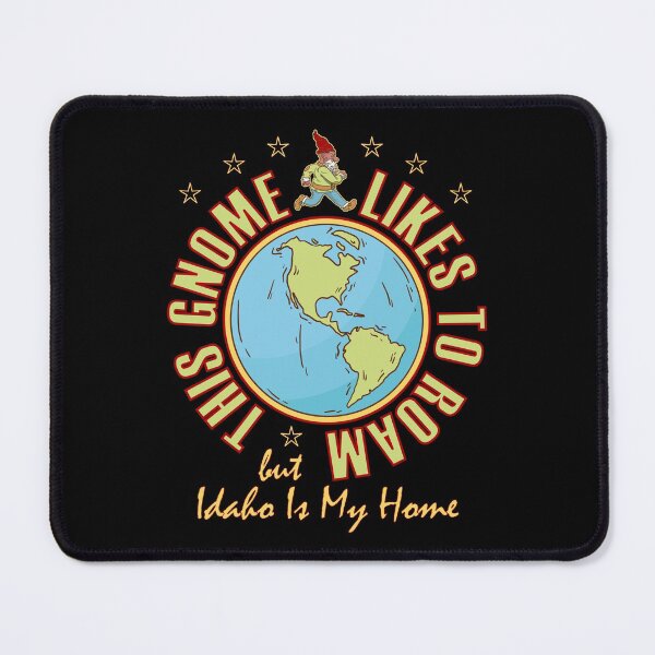 Item preview, Idaho Traveler Gnome Likes to Roam Hippy Beard Cool Gnome designed and sold by artfulnotebook.