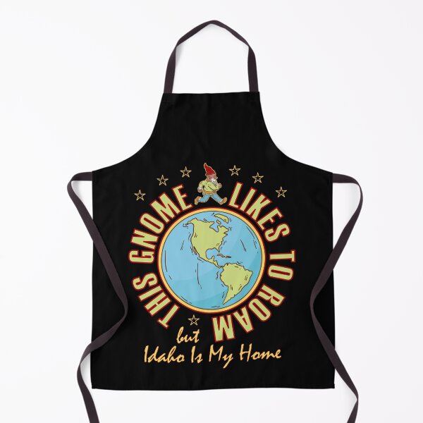 Item preview, Idaho Traveler Gnome Likes to Roam Hippy Beard Cool Gnome designed and sold by artfulnotebook.