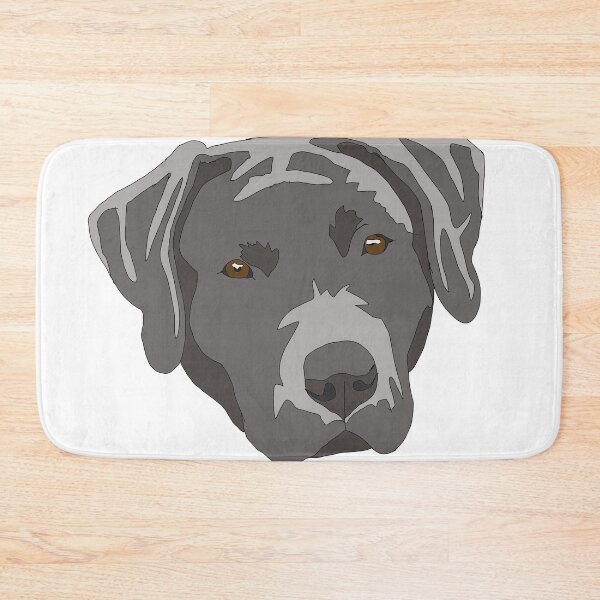Item preview, Silver lab face designed and sold by LeahcarsArt.