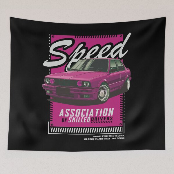 Item preview, Speed Car Purple  designed and sold by viralstudio.
