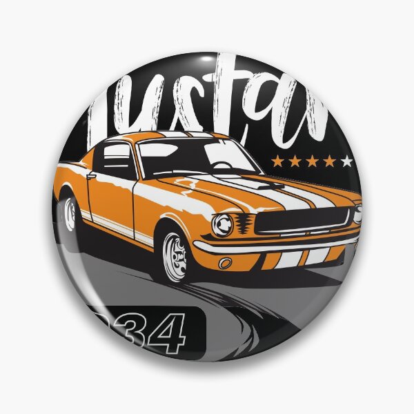 Item preview, Mustang Car Yellow  designed and sold by viralstudio.