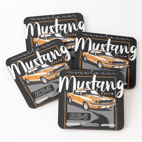 Item preview, Mustang Car Yellow  designed and sold by viralstudio.