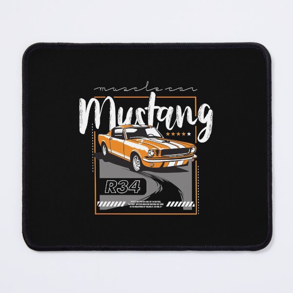 Item preview, Mustang Car Yellow  designed and sold by viralstudio.