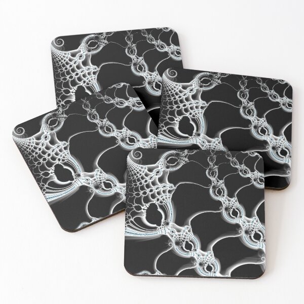 Item preview, Macrame | Black and White Fractal Design | Unique | Bohemian designed and sold by JillyJ05.