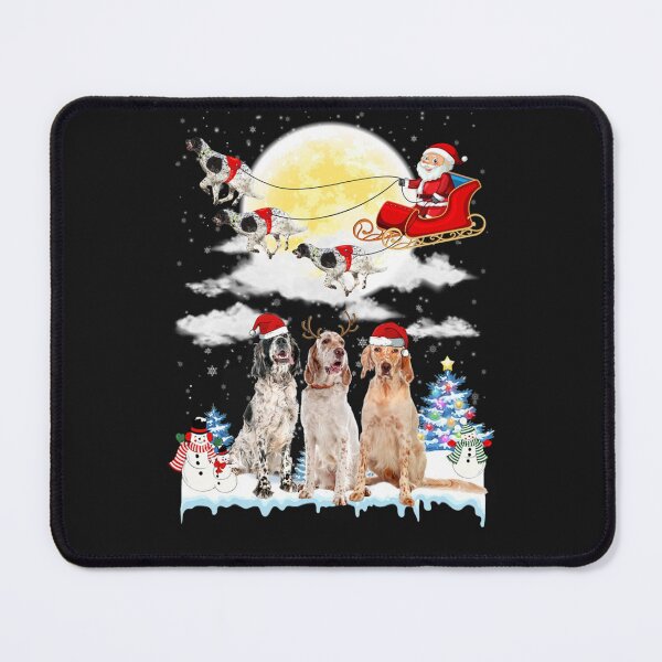 Item preview, English Setter Dog Santa Sleigh Christmas Lover Long Sleeve designed and sold by przfaxlkdv.