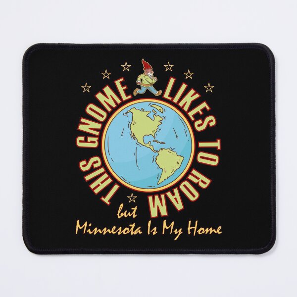 Item preview, Minnesota Traveler Gnome Likes to Roam Beard Cool Hiker Gnome designed and sold by artfulnotebook.