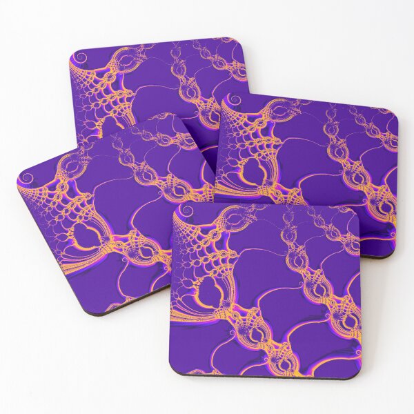 Item preview, Macrame | Purple and Yellow Fractal Design | Unique | Bohemian designed and sold by JillyJ05.