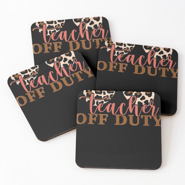 Item preview, Teacher Off Duty Last Day Of School Summer Leopard Print designed and sold by duckworthq.