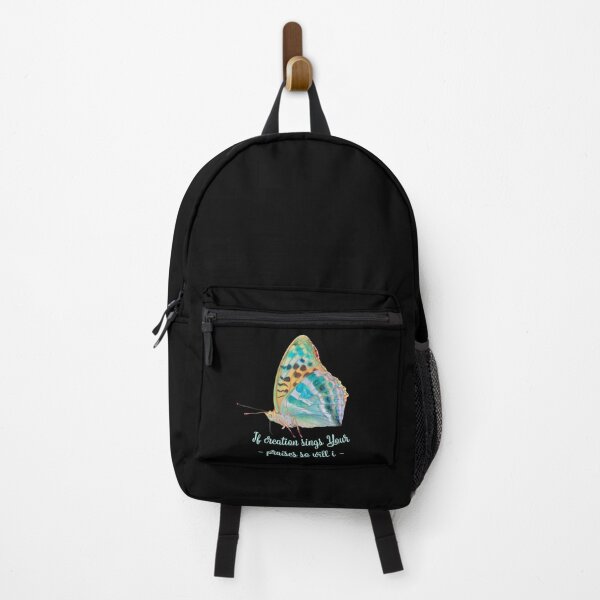 Item preview, If Creation Sings Your Praises So will I Says Little Turquoise Butterfly designed and sold by MJDezigns.