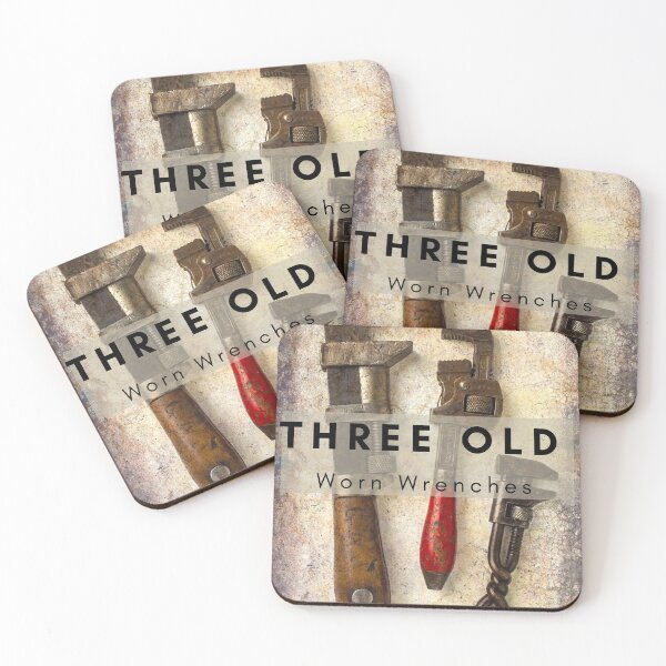 Item preview, Old Tools Three Old Worn Wrenches Tools Life Love designed and sold by Yakinixbouti125.