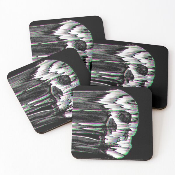 Item preview, Skull Melter - Glitch Art designed and sold by GlitchDimension.
