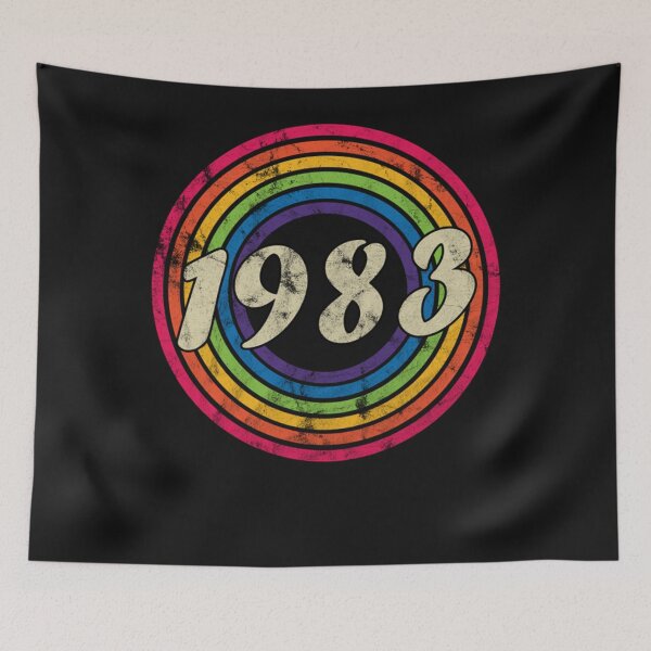 Item preview, 1983 - Retro Rainbow Faded-Style T-Shirt designed and sold by MikeJone.
